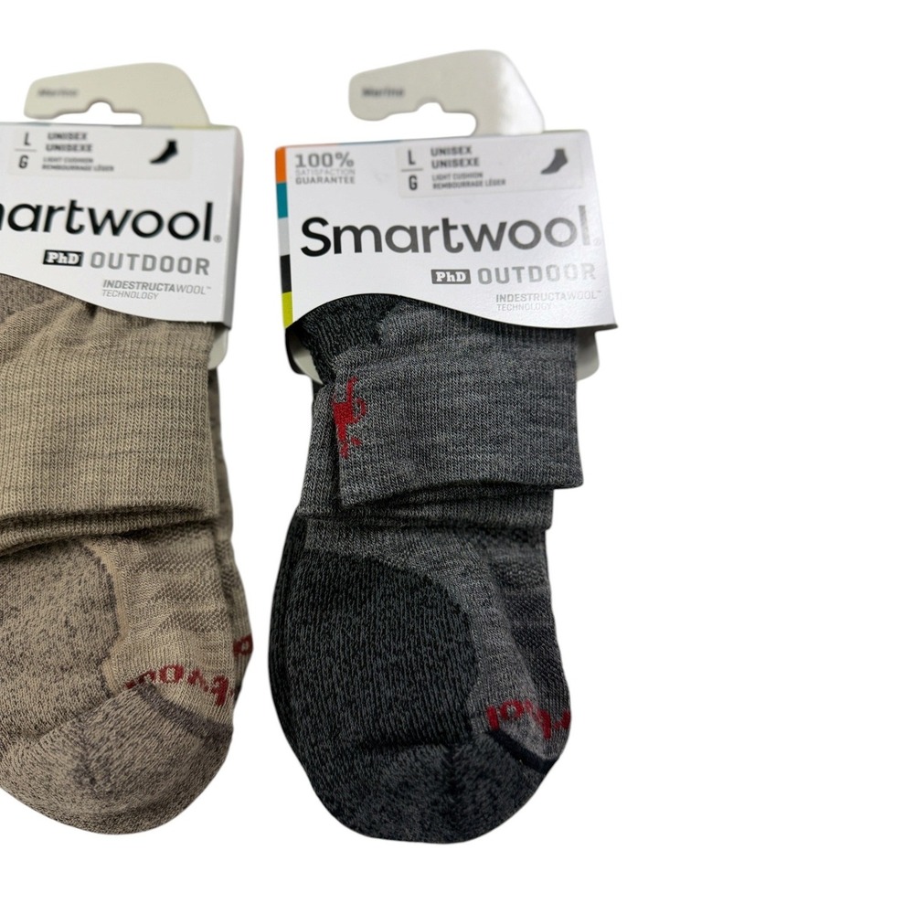 LOT of 3 Smartwool PhD Outdoor Light Mini Socks Merino Wool Unisex Large NEW - Picture 5 of 9